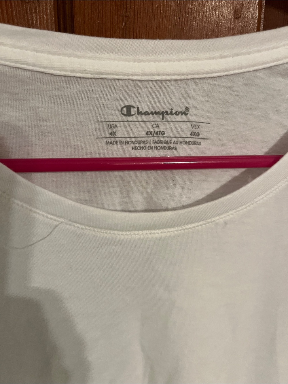 Champion White Short-Sleeve Crewneck Tee